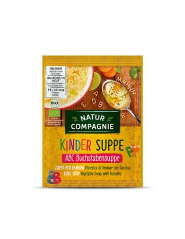 Sopa Juliana de letras Bio sobre 50g Natur Compagnie